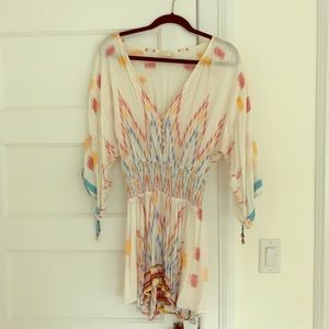 Indah Ikat Mini Dress/Cover-up